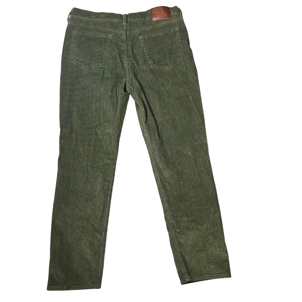 Vineyard Vines Corduroy Pants Mens 36x30 Olive Green 5-Pocket Straight Leg - Picture 5 of 8